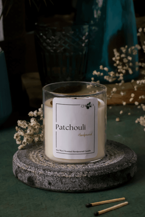 Patchouli Soy Wax Candle | Hand Poured - Image 4