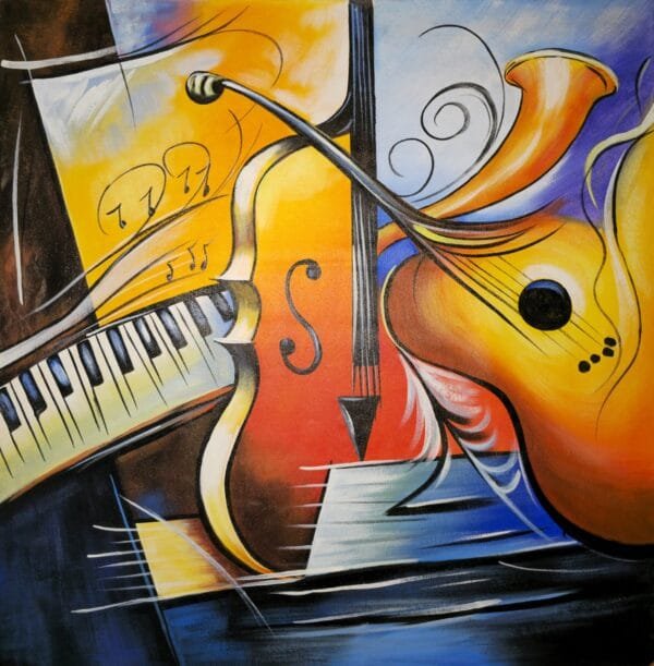 Melodic Fusion - Original Art By <i><b>Ms. Anju Sharma</b></i> - Image 2